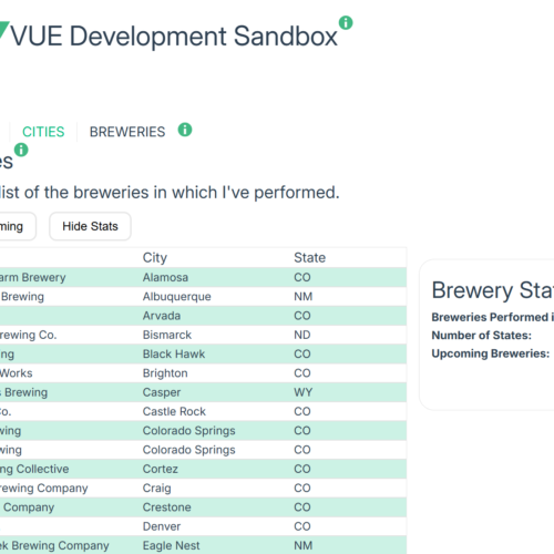 Vue App Screenshot